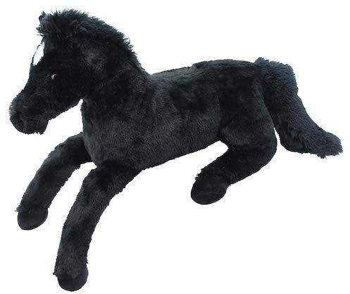 Sweety Toys 10967 Fohlen Pferd Plüschpferd liegend Blacky 90 cm