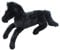 Sweety Toys 10967 Fohlen Pferd Plüschpferd liegend Blacky 90 cm