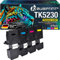 Bubprint TK-5230 4 Toner kompatibel als Ersatz für Kyocera TK 5230 TK5230 Tonerkartusche für Kyocera ECOSYS M5521cdw Toner M5521cdn P5021cdw P5021cdn P5021 TK 5230 Schwarz Cyan Magenta Gelb Multipack
