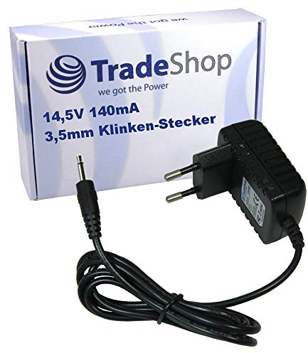 14,5V 140mA Netzteil Ladegerät Ladekabel 1,2m lang kompatibel mit Gardena Rasenschneider RL 20, Teleskop-Heckenschere THS 42, Turbotrimmer TL 18, Trimmer TL 21