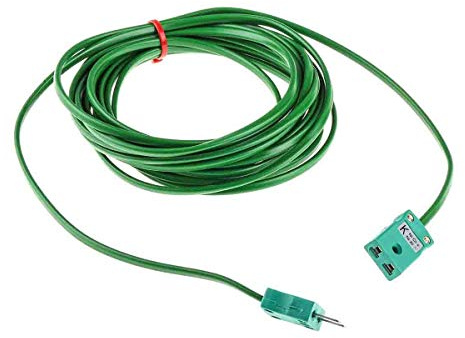 RS PRO 7/0,2mm PVC-isoliert Thermoelement Verlängerungskabel für Thermoelement Typ K, L. 5m, max. +220°C