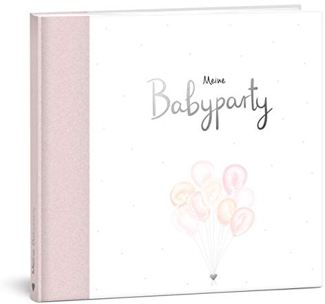 mintkind® Gästebuch Meine Babyparty Rosa I Babyparty Geschenk Junge & Mädchen I Baby Shower & Babyparty Deko I Gender Reveal Party Deko I Baby Fotoalbum zum selbstgestalten