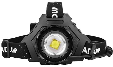 jzhi Linterna Frontal Linterna Frontal Linterna Antorcha Lámpara de Cabeza Linterna portátil Recargable Pesca Caza