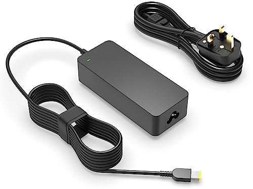 Superer 90W AC Charger Fit for Lenovo G500 G700 G710 B5400 V730 Y40 Y40-70 Y40-80 V730-15IKB E4430 G400s G405s Ideapad 720S 330 720S-15IKB 330-15ICH Thinkcentre X1 Laptop Power Supply Adapter Cord
