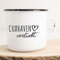 Huuraa Emaille Tasse Cuxhaven Geschenk Kaffeebecher Vintage 300ml Cuxhaven Geschenkidee