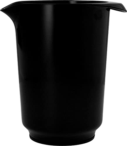 Birkmann, Colour Bowls Rührbecher, Schwarz, 1,5 Liter, Melamin, kratzfest, standfest, nachhaltig, 709379