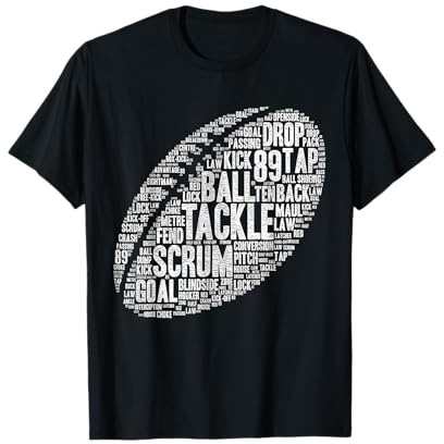 Vintage Rugby Addict Spieler Rugby Liebhaber Trainer Ball Bedingungen T-Shirt