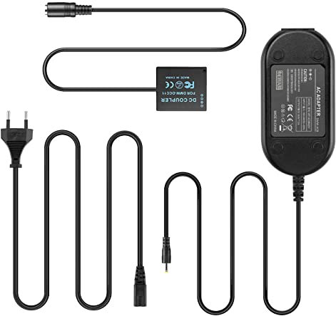 DMW-AC8 AC-Netzteil DMW-DCC11 DC-Koppler DMW-BLG10 Dummy-Akku für Panasonic GF6 GF5 GF3 LX100 S6 S6K ZS60 ZS110 GX80 GX85 GX85K GX7 MARKII TZ85 Kameras