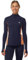 DANISH ENDURANCE Sport-Shirt, Stretch, Langarm, für Damen XL Marineblau/Pfirsich