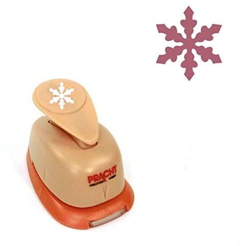 Pracht Creatives Hobby Motivstanzer klein Schneeflocke 15 mm Motivlocher, Papierstanzer, Stanzer