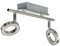 Licht-Erlebnisse LED Deckenstrahler aus Metall in Chrom Jugendzimmer Wohnzimmer Küche L:34 cm 3000 K 3-flammig verstellbare Deckenleuchte Flur