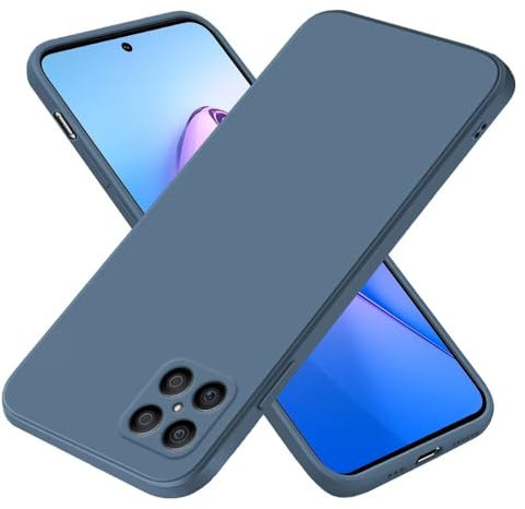 EASSGU Funda para Honor X8 (4G) (6.7 Inches), Carcasa de Silicona Suave de TPU - Lavanda Gris