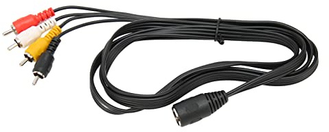 Cavo da 5 Pin DIN a 4 Segnale Stabile Resistente alla trazione Cavo Adattatore DIN Plug And Play Flessibile da Femmina a Maschio Portatile per CD per din 5 Cables cinch