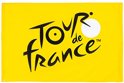 Flagge Trikot Gelb – Offizielle Kollektion Tour de France – Radsport – Größe 90 x 140 cm