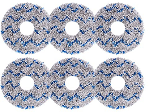 Fixbetter 6 Stück Wischtücher Zubehör für Ecovacs Deebot X1, X1 Omni, X1 Turbo, X1+, X1e Omni, X2 Omni, T10, T20, T20 MAX, T20 Omni, T20 Pro, T30 PRO Omni Staubsauger, Staubsauger Ersatzteile