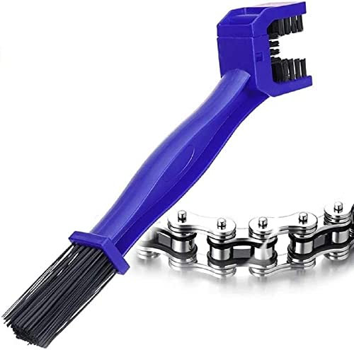 Bike Brush cleaning Motorcycle chain,Bicycle Chain Cleaner Brush,Durable Bicycle Chain Maintenance Cleaning MGIA Tech Brush for All Type Chain-BlueBrush