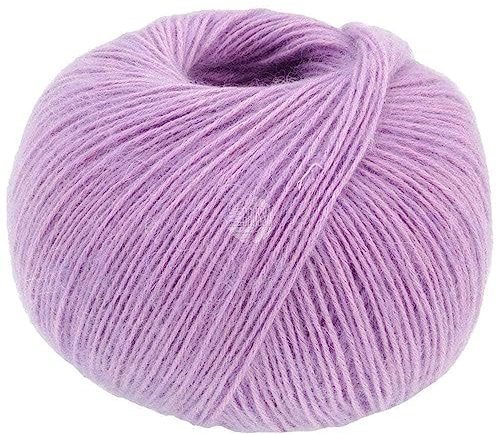 LANA GROSSA Ecopuno | Edle Netzgarnstruktur aus Baumwolle gefüllt mit Merino/Alpaka | Handstrickgarn aus 17% Schurwolle & 11% Alpaka Wolle | 50g Wolle zum Stricken & Häkeln | 215m Garn FB 92