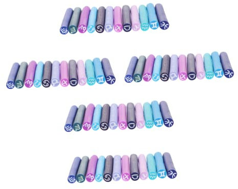COHEALI 60 Stück Sternbild-Polymer-Ton-Stab Acryl-Nagelzubehör Nagelzubehör Aufkleber Für Handyhülle Polymer-Ton-Set Schrottbuch-Aufkleber Maniküre- Diy-Materialien