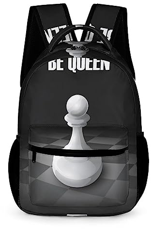 Backpack Rucksack Schach Schulrucksack Wasserdicht Schultaschen Für Jungen Mädchen Teenager 32x15x43cm