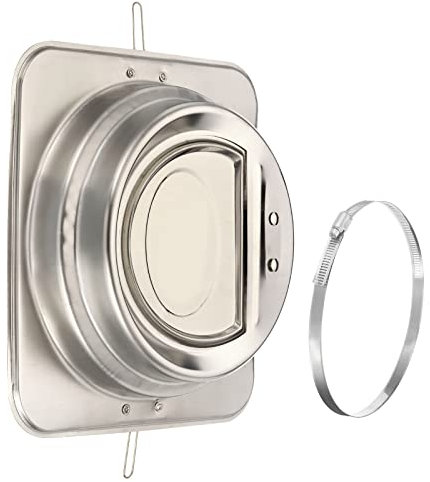 PATIKIL 7 bis 6 Rückzug Dämpferung mit Kanalisation Rohrschelle 1 Set Edelstahl Flexibel Luftstrom Einsatz Rücklaufsperre Zug Sperre für Küche Bad