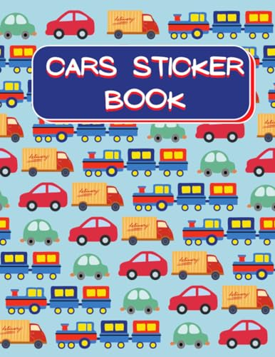 Cars Sticker Book: Car sticker collection book with 110 pages perfect for any sticker collector!