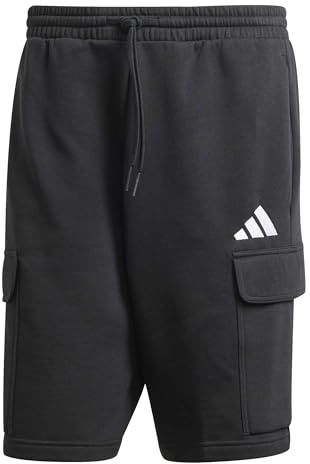 adidas Herren Essentials FEELCOZY Fleece Cargo Short