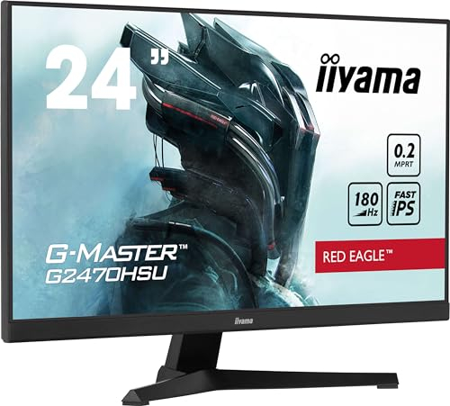 iiyama G-Master G2470HSU-B6 23.8 Fast IPS FullHD 180Hz 0.2ms USB-A Altavoces