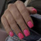 Press on Nails kurz - 24 Stück Neon-Pinke Fake Nails Full Cover mit Nagelkleber, Square Nägel zum Aufkleben Acryl Künstliche Fingernägel für Frauen & Mädchen Nail Art Maniküre (Neon Pink, 24x)