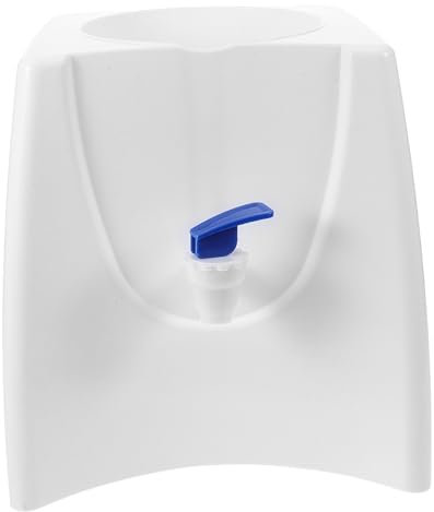 GOOHOCHY Plastic Cold Water Dispenser White Gallon Water Dispenser Desktop Mini Water Dispenser Cold Water Dispenser for Office