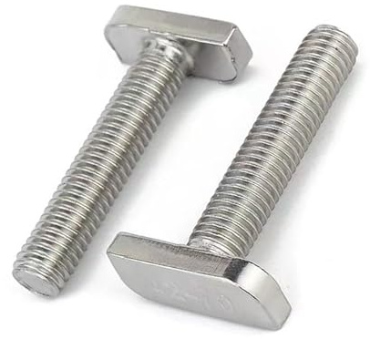 Hammerkopfschrauben M8 x 40 mm Edelstahl A2-70 für Solar Photovoltaik PV Montageschiene Typ 28/15 (Gewinde: M8, Länge: 40 mm, Menge: 10 St.)