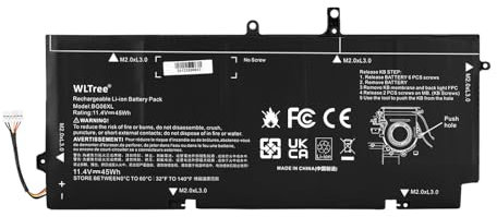 WLTree 45Wh BG06XL Laptop Battery for HP EliteBook Folio 1040 G3 Series V1A84EA V1B13EA 1EN19EA 1EN22EA 804175-1B1 804175-1C1 HSTNN-IB6Z HSTNN-Q99C 804175-181 8050 996-00 1 805096-005 BG06045XL