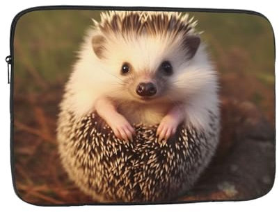 Laptoptasche mit Igel-Design, 30,5 cm (12 Zoll), wasserdicht, stoßfest, Notebook-Tragetasche, leichte Computer-Skin-Tasche