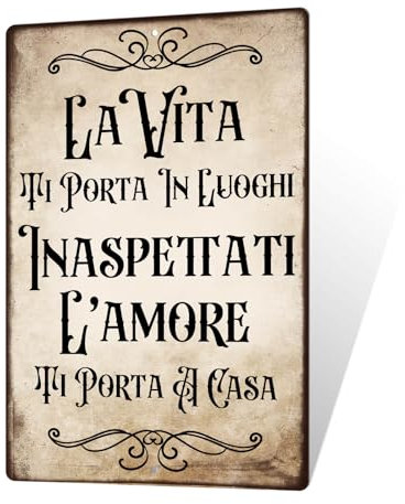 Putuo Decor Placa de metal vintage para decoración de pared, con frase inspiradora, estilo retro, para casa, oficina, bar