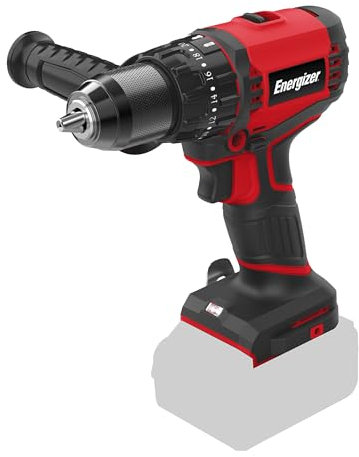 Energizer 20 V Akku-Bohrhammer – 60 Nm, 0–1850 U/min, 13 mm Bohrfutter, Drehmomenteinstellungen – Softgrip-Griff – Gürtelclip – Batterie nicht im Lieferumfang enthalten