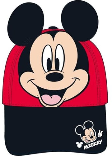 CERDÁ LIFE'S LITTLE MOMENTS Mickey Mouse Cap Kinder Kappe | kleine Geschenke für Jungen | Cappy | Sonnenhut | Kopfbedeckung | Strand | Mütze | 53 cm | anpassbar durch Klettverschluss