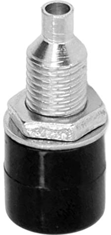 100pcs BANANA Socket M6 4mm GUTE GUTEL TRANS EXZIMPTIERT ELEKTRISCHE VERBINDUNG ACTORESSYELE BANANA SOCKKETBANANA Plugelektronische Ausrüstung Computer Power Reco (BLACK)