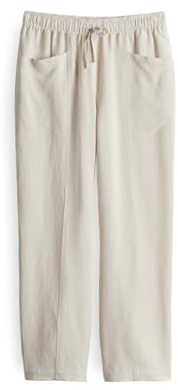 OPUS Damen Jogpants | City Pants MYHA TRAVEL Relaxed aus Leinen-Mix Natural Glaze, 36