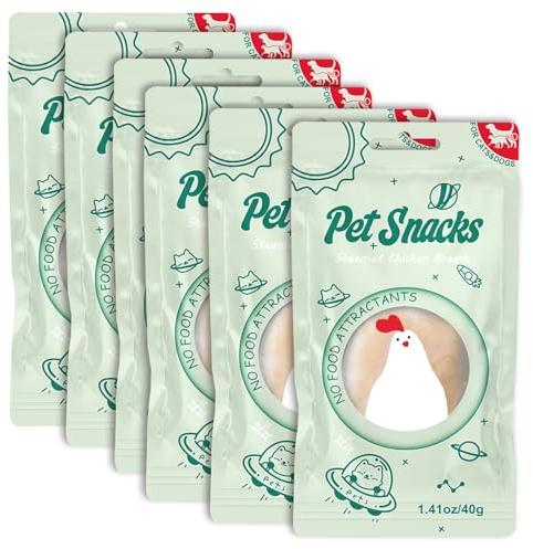 Sfasfnsd Kattmat-toppare för kräsen katter och mjuka och hälsosamma snacks för katter (kyckling), våtfoder med sås, rik på protein och begränsade ingredienser