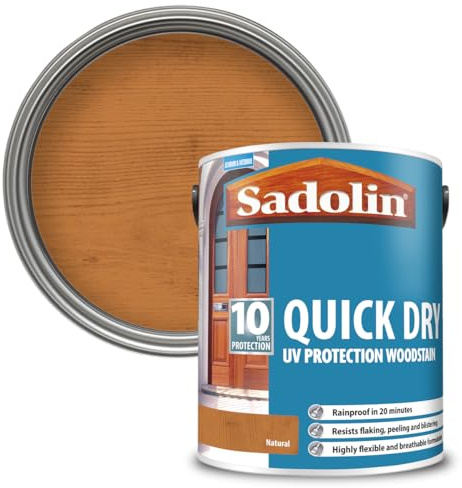 Sadolin Quick Dry UV Protection Woodstain - Natural - 5L