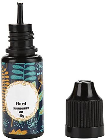 RiToEasysports UV -Harzgel Klarer Epoxidkleber für das Handwerk von Schmuckzubehör Heilen mit UV/Sonnenlicht, Wunderschöner Radian -Finish, [umweltfreundlich] [kein Mischen] [Klar und hart] (10g)