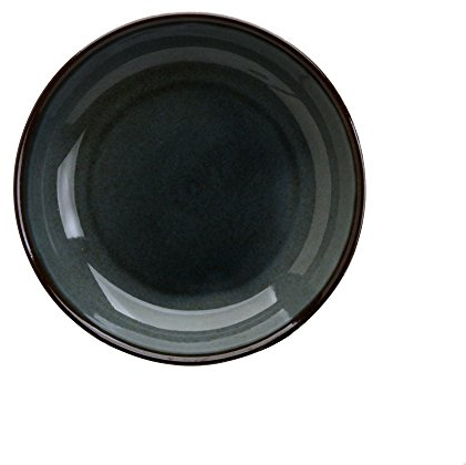 Avet Spain Juego de Platos Hondos, Gres, Gris, 20.5x20.5x4 cm, 6 Unidades