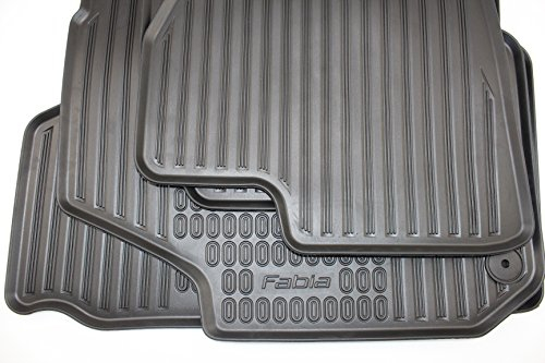 Skoda 5J1061550 Gummi Fußmatten 4x Gummimatten Original Allwettermatten