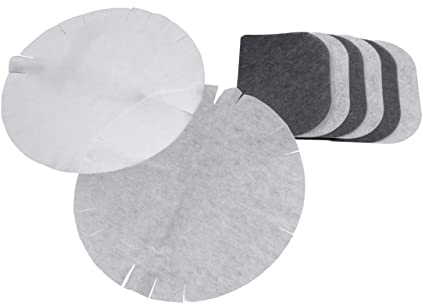 vhbw 3X Kohle-Filter, 6X Papierfilter, 3X Fettdunstfilter kompatibel mit DeLonghi D8 Serie Fritteuse - 12-TLG. Filter-Set