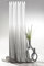 heimtexland ® Schlaufenschal m. Farbverlauf in grau braun HxB 245x135 cm Voile transparent - ÖKOTEX geprüft - Gardine Vorhang Dekoschal Typ501