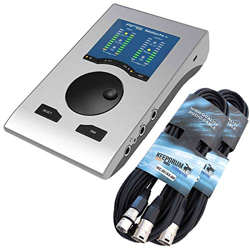 RME Babyface Pro FS 24-Kanal USB Audio-Interface + 2x keepdrum XLR Kabel 6m