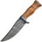 Damasco Knives - Coltello da cucina in acciaio damasco fatto a mano con coperchio 9105