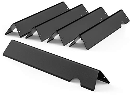onlyfire Flavorizer Bar Porcelaine émaillée arres aromatisantes/Plateau Chauffant/Bouclier Chauffant pour Weber Genesis II/LX 300 Series(5 Jeu)