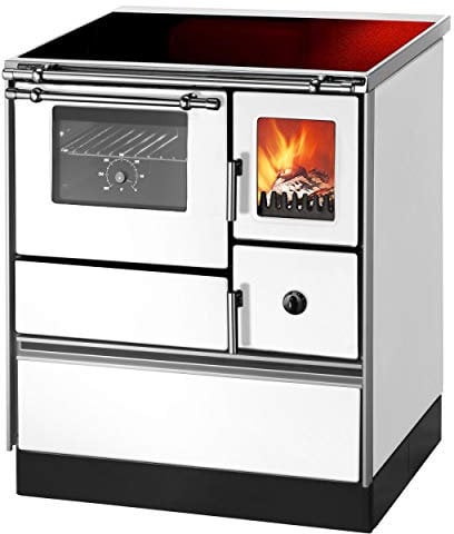 Wamsler G001766106 K 176 F/A 70 Style Küchenofen Weiß, Glaskeramikplatte, Backfach links/A