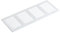 Blanco 400x150 mm Rejilla de Ventilacion con Mosquitera, Metalica