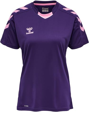 hummel hmlCORE XK Poly Jersey S/S Woman, ACAI, 2XL
